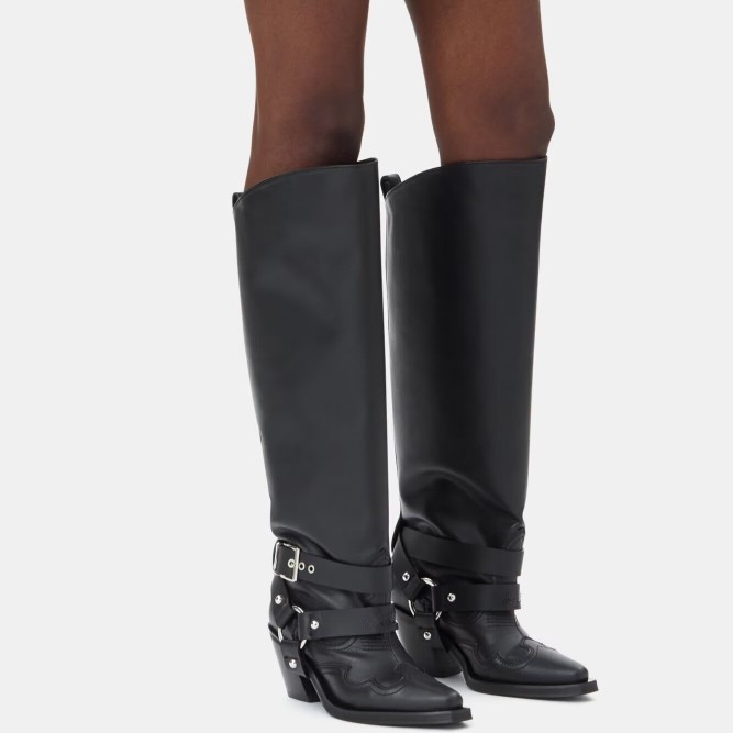 Women'S Fashion Knee High Boots - Stivali da cowboy alti al ginocchio
