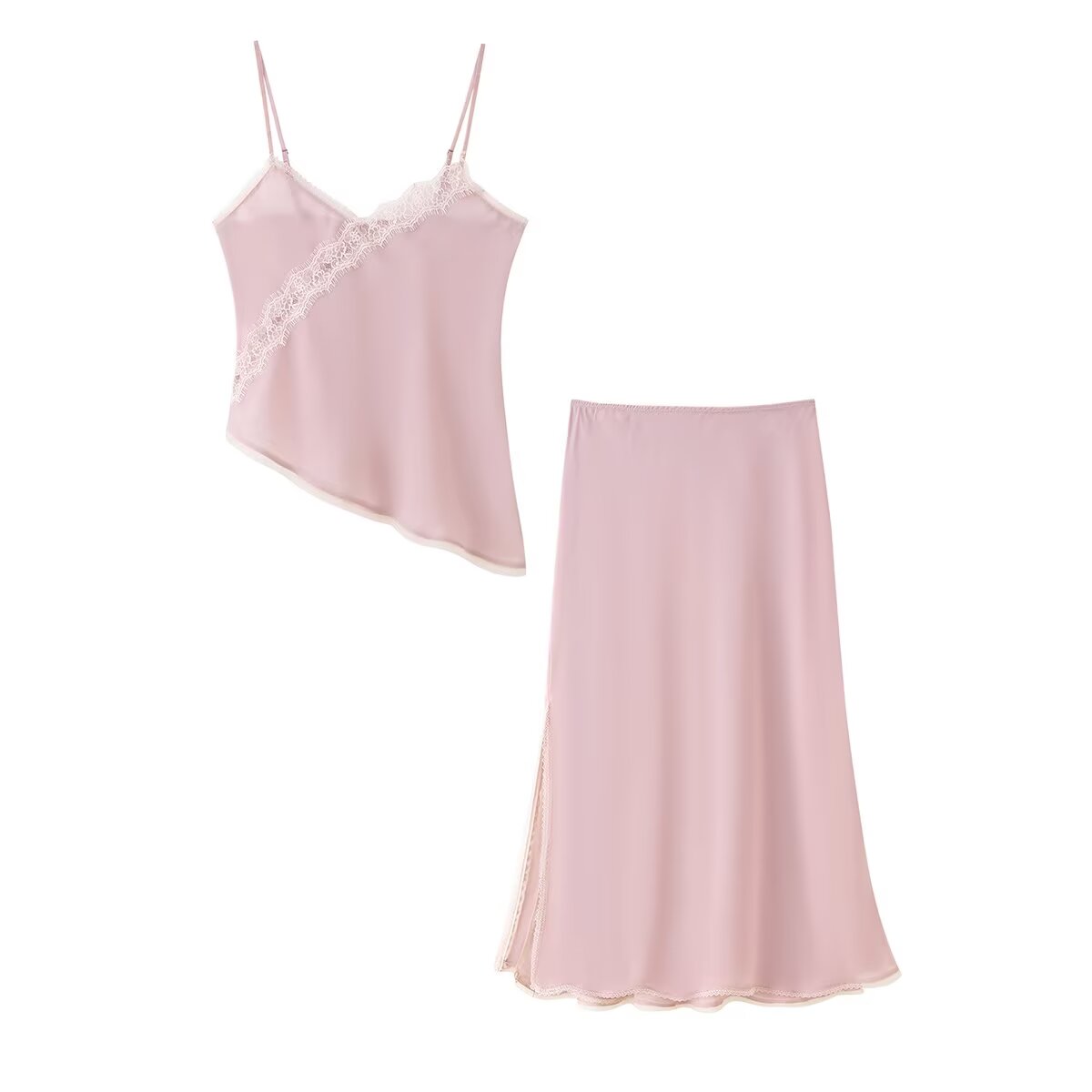 Lace Trim Cami - Tidalyf 2025 Set top e gonna