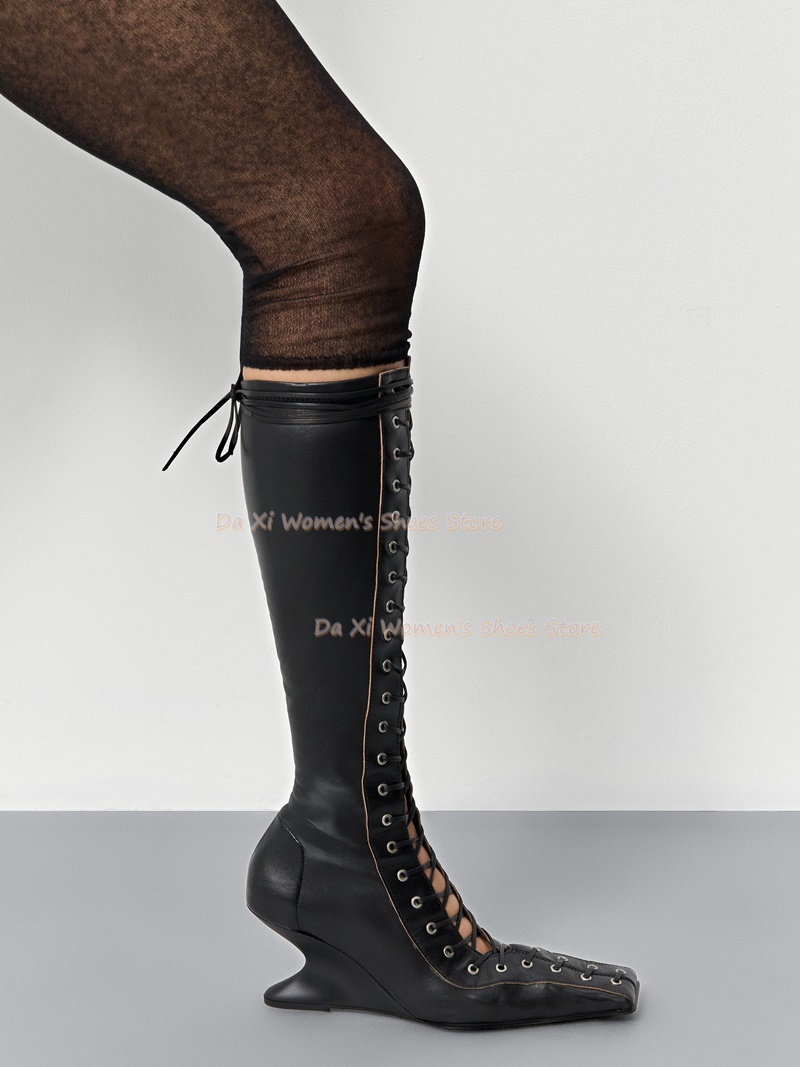 Stivali da donna gotici al gin - Women'S Fashion Knee High Boots recensione e prezzo