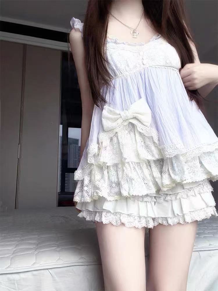 Coquette Ryousangata Dollcore  - Lace Trim Cami recensione e prezzo